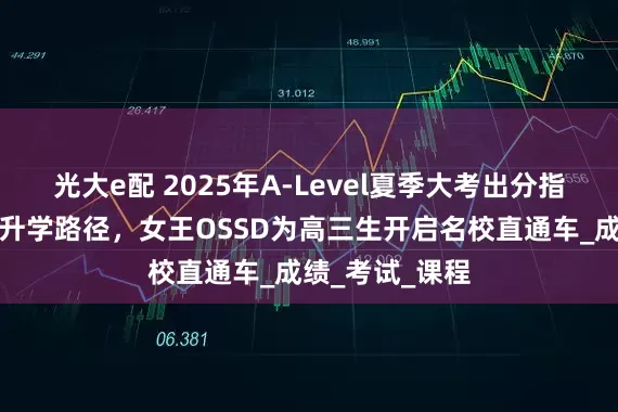 光大e配 2025年A-Level夏季大考出分指南！突破传统升学路径，女王OSSD为高三生开启名校直通车_成绩_考试_课程