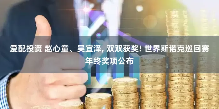 爱配投资 赵心童、吴宜泽, 双双获奖! 世界斯诺克巡回赛年终奖项公布